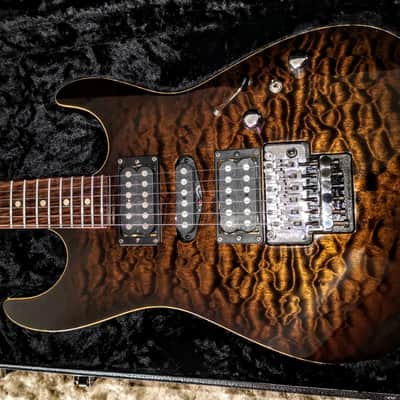 Tom Anderson Drop Top Tiger Eye Burst 2010 image 2