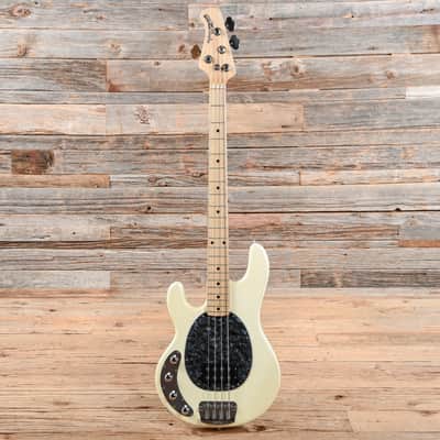 Music Man StingRay Bass LEFTY White 2016 image 4