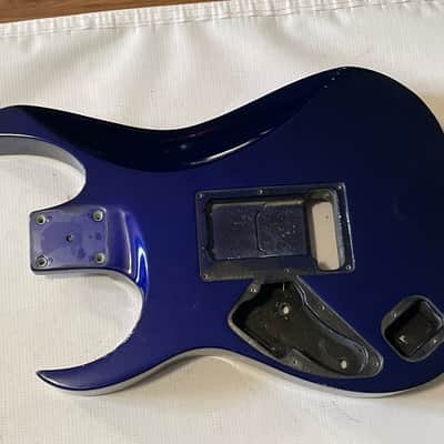 1990 Japan Fujigen Ibanez RG570 Jewel Blue Guitar Body Edge Tremolo Ready image 15