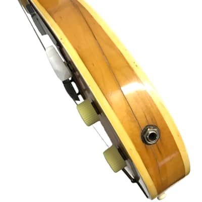 Vintage 1960 Harmony H-48 Flamed Blonde Mercury Stratotone image 14
