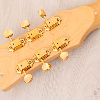 2000s Mosrite Ventures Model Super Custom 65 Gold w/ Gold Hardware, Vibramute & Case, Kurokumo image 5