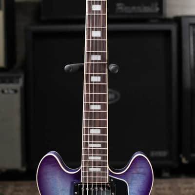 Gibson ES-339 Figured Semi-hollow Electric Guitar - Blueberry Burst with Hardshell Case image 6