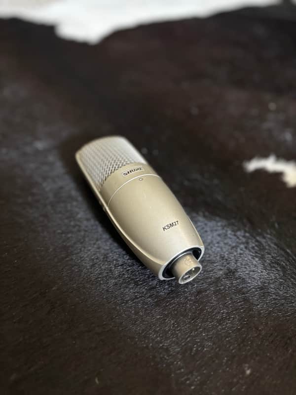 Shure KSM27 Large Diaphragm Cardioid Condenser Microphone 2000s - Champagne image 1