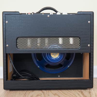 Magnatone Varsity Cathedral Front 1x12 Combo Boutique Tube Amp Near Mint, Celestion Blue image 11