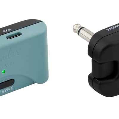 Fender Telepath Wireless System, Mystic Ice Blue and Black image 1