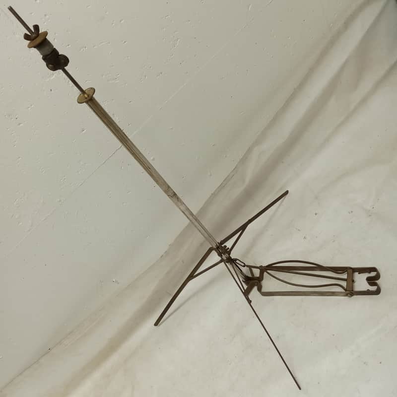 Leedy Sock Hi-Hat Stand High-Boy#7563 Tall Lowboy Vintage Leedy 20s Indianapolis image 1
