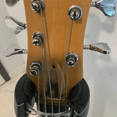 Pedulla Bass MVP-5 1980’s - Natural finish Active Please Read image 2