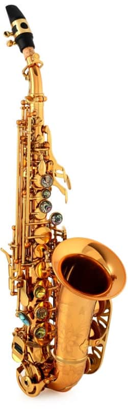 P. Mauriat System 76 Curved Soprano Saxophone - Gold Lacquer (PMSS76SCGLd1) image 1