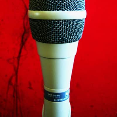 Vintage 1980's Electro-Voice PL80 Handheld Supercardioid Dynamic Microphone Low Z w accessories PL80C image 10