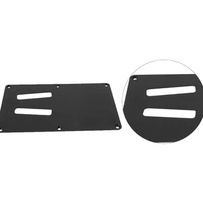 Tremolo Back Plate Cavity Cover For Kramer style guitar 1-Ply ABS Black Matte image 5