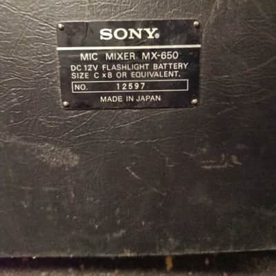 Sony MX-650 Multicel Six Channel Stereo Microphone/Phono Analog Summing Mixer 1979 (Serviced) image 8