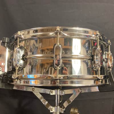 Tama - 5x14" 10-Lug Steel Snare Drum 1980s Chrome image 11