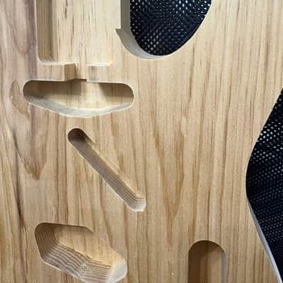 Hades Roasted Maple, Roasted Pine Telecaster PineCaster Rustic Body Raw off the CNC image 10