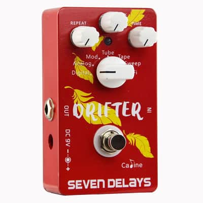 CALINE CP-37 DRIFTER Seven Delays Multi-Delay Guitar Effects Pedal image 4