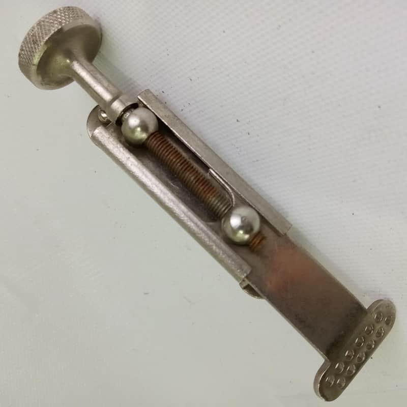 Leedy & Ludwig Snare Drum Strainer Nickel 2 1/2"Marching Parade USA Vintage 40s image 1