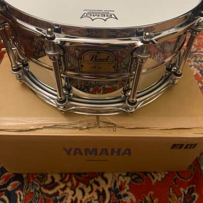 Pearl IP1465 Ian Paice Signature 14x6.5" Stainless Steel Snare Drum 2010s - Chrome Over Steel image 1
