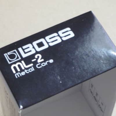 lightly used (mostly very clean) Boss EMPTY BOX for ML-2 Metal Core (NO pedal / NO paperwork) [lower part of box from different brand (DigiTech's X- Series) pedal box fits fine w/ Boss lid] late 2000s / early 2010s (refer to pictures for condition) image 11