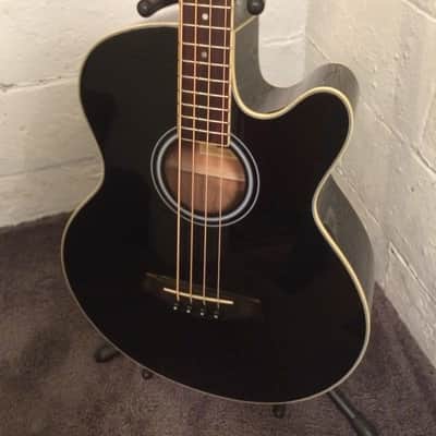 Ibanez AEB5E Black Acoustic Electric Bass Guitar built in tuner, pre amp, EQ image 2