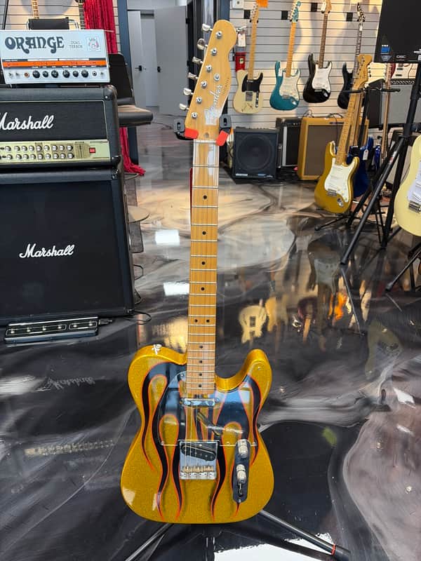 Fender Telecaster custom shop 2014 - Custom Flames image 1