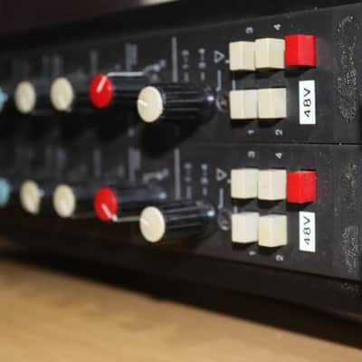 Rare & Vintage Tesla EJU 124 Mic-Preamp and EQ Channel Strips (Pair) Transformer Balanced In & Out - Professionally Racked In a 2U 19” Rack Case. image 9
