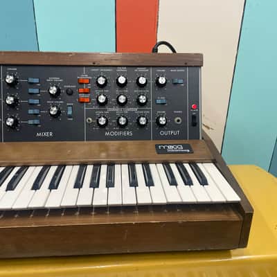 Mid 70s Vintage Moog Minimoog Model D • Early Serial #5233 • Original Walnut • Kenton Pro Solo Mk3 image 4