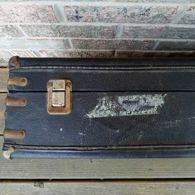 Vintage Early 1970's Gibson Les Paul Custom Electric Guitar Case! Rectangle, Purple Interior! image 6