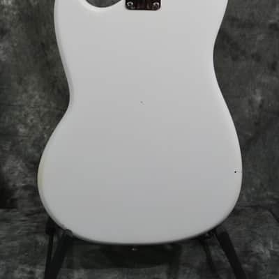 Fender Mustang Vintage 1965 Olympic White *Body Only* Refinish w Recent Reissue Hardshell Case & FAST Shipping image 6
