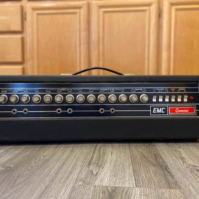 EMC (Electronic Music Corporation) Gemini Vintage 70s PA Bass Guitar Amp Head Serviced & Ready VIDEO image 1