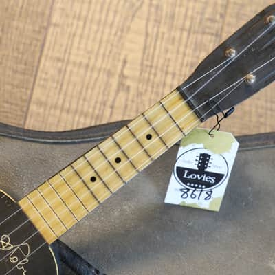 1930's Carson Robinson Ukulele Made By Gibson Cowboy + Cool Vintage Case image 7