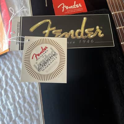 LEFT-HANDED Fender American Series Stratocaster 2003-2004 |chrome red|rosewood|OHSC & case candy image 8