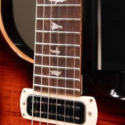 PRS SE Studio Electric Guitar - Orange Tiger Smokeburst with Gig Bag image 8