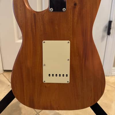 Partscaster Thinline S-Style - Natural w/ Lindy Fralin Blue's Specials (Semi-Hollow Fender Strat) image 6