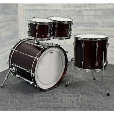 Yamaha Recording Custom 4pc Drum Set 22/10/12/16 Classic Walnut image 2