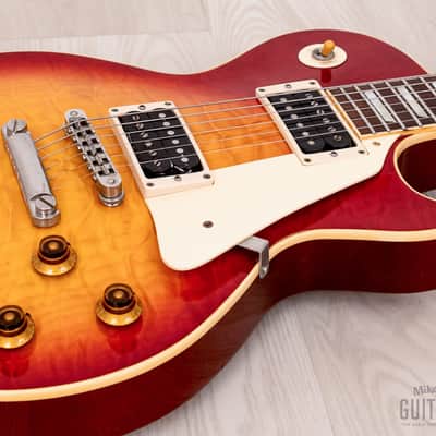 1992 Orville by Gibson Les Paul Standard LPS-QM Quilted Maple Top w/ Gibson USA 490 Pickups, Japan image 6