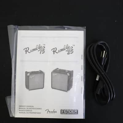 Fender Rumble 25 V3 25-Watt 1x8" Bass Combo Black image 9