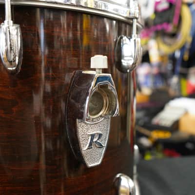 Vintage 1980s Gretsch USA Custom Series Rare 15" Maple Tom - Dark Walnut Stain Lacquer | 12x15" image 12