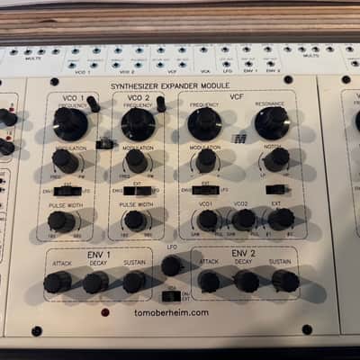Oberheim TVS-Pro 2-Voice Synthesizer 2016 + 2 x Sub OSC mod + white cover image 8