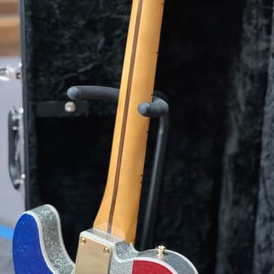 2024 Fender Buck Owens Signature Telecaster - Red, Silver, and Blue Sparkle image 9