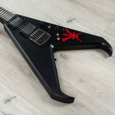 Dean USA Kerry King V Limited Edition Guitar, Ebony Fretboard, Black image 1