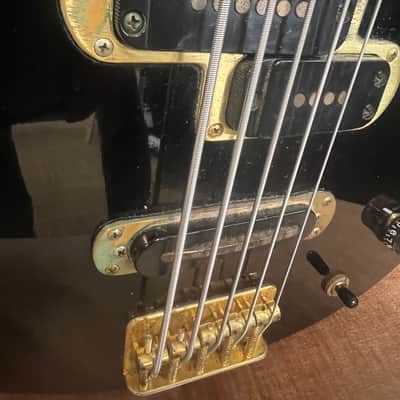 1986 Yamaha BB5000 Black 5-String Bass Guitar, Made in Japan MIJ image 10