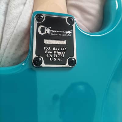 Charvel Pro mod san dimas 1 HH Floyd Rose Seymour Duncan Miami blu image 7