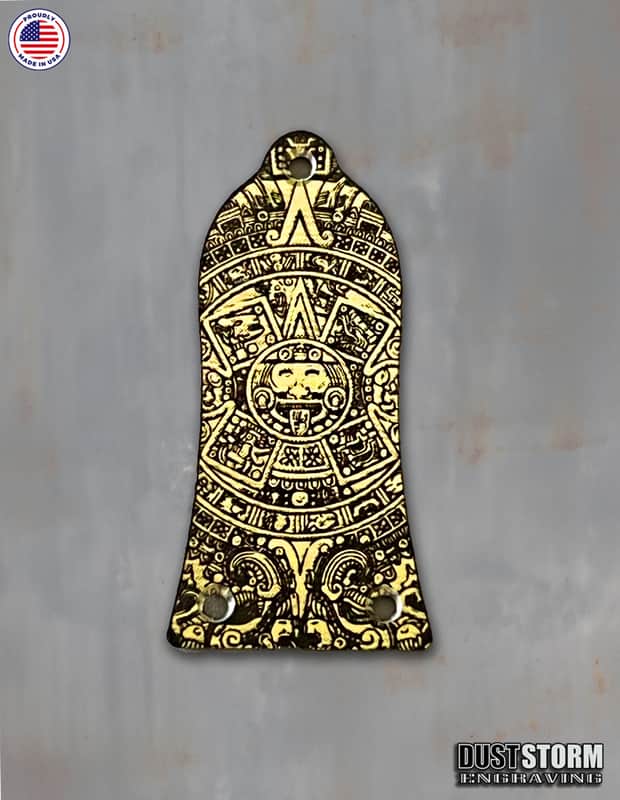 Mayan Truss Rod Cover for Epiphone Les Paul Gold Acrylic Mirror image 1