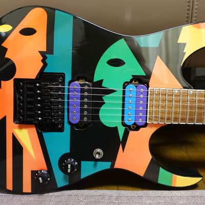 【Rare!】 Ibanez JPM100 P1 John Petrucci First-Run only in Japan Multi-Color Pickups Picasso Guitar image 4