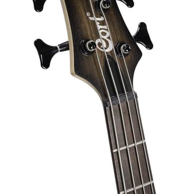 Cort C4PLUSOVMHABB Artisan Series C4 Plus OVMH Bass Guitar. Antique Brown Burst DIRECT SHIP image 3