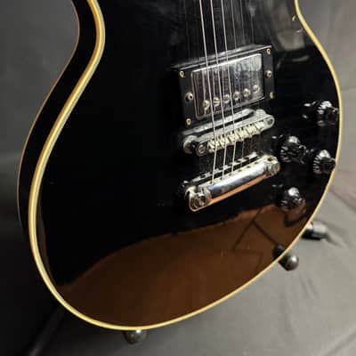 Vintage 1970's Avila LP Custom-Style Electric Guitar Gloss Black MIJ image 6