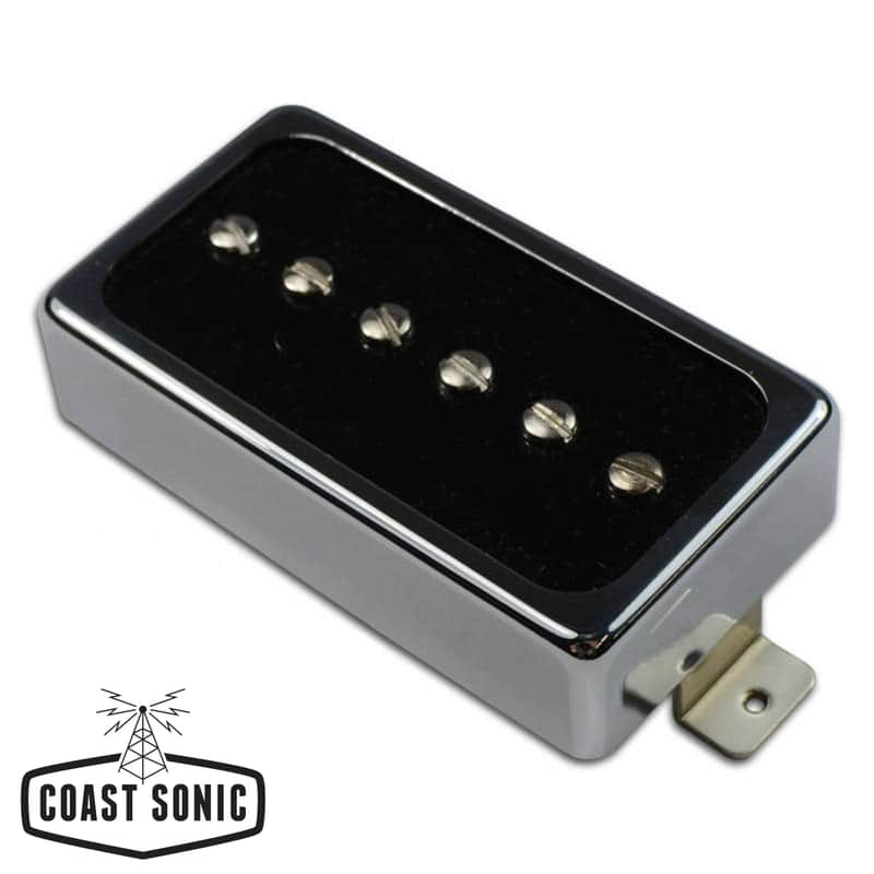 Mojotone Humbucker Sized P-90 Neck Pickup Nickel image 1