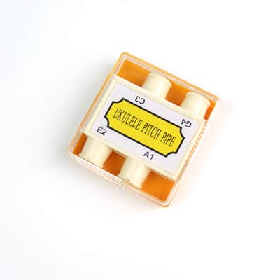 Ukulele Tuner Pitch Pipe Four Tones E, A, C ,G, with Case