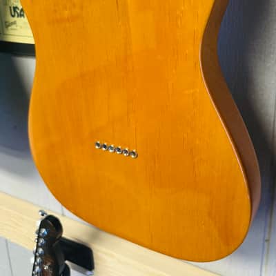 Fender American telecaster pro II WARMOTH NECK 2026 - Honey amber flamed image 8