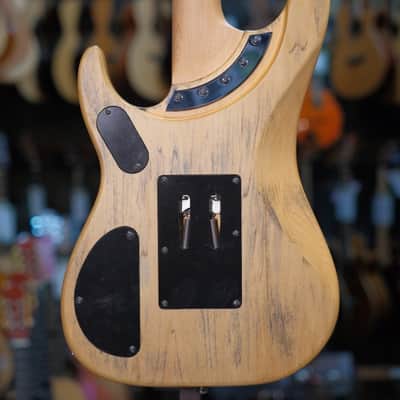 Washburn N24 Nuno Bettencourt Vintage Electric Guitar, Natural Matte image 8