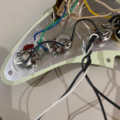 Fender Loaded Pickguard Fat 50's and McNelly Nostalgia bridge pup image 3